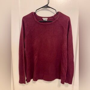 Sweet Romeo Maroon Crew Neck Sweater